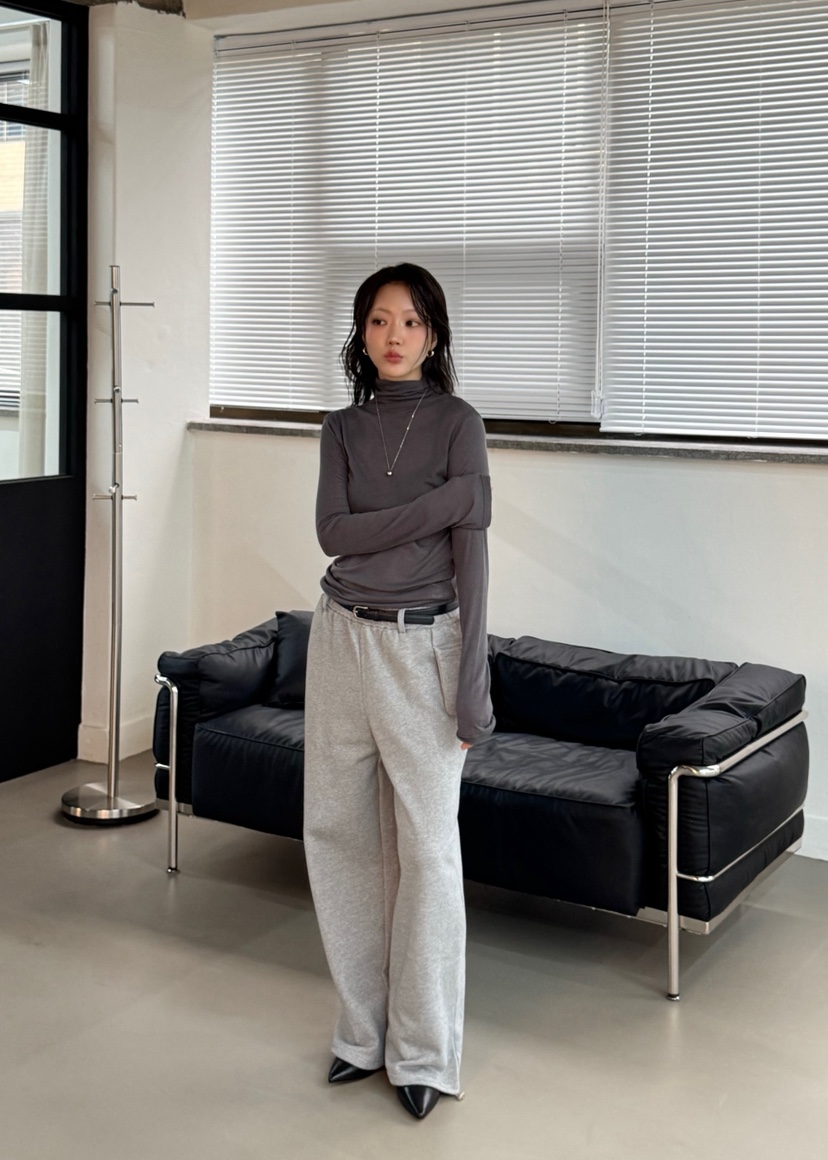 LE ETOILE韓國代購女裝新品真品人氣休閑熱賣長袖T恤高領Le etoile長袖T恤