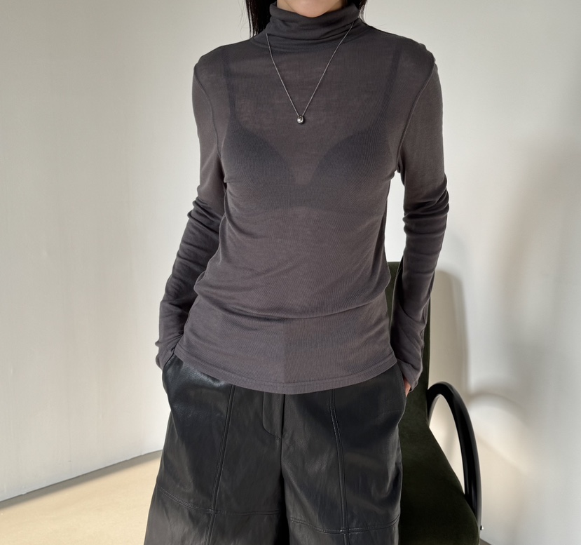 LE ETOILE韓國代購女裝新品真品人氣休閑熱賣長袖T恤高領Le etoile長袖T恤