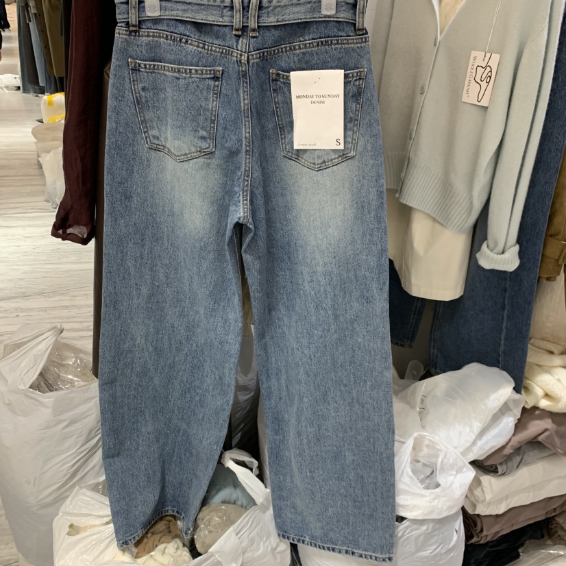MONDAY TO SUNDAY韓國代購女士新品休閑熱賣真品牛仔褲MONDAY TO SUNDAY牛仔褲