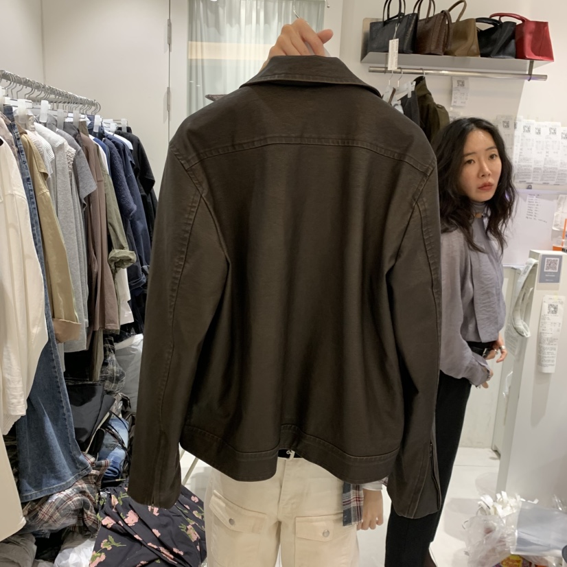 MONDAY TO SUNDAY東大門直郵女士新品休閑人氣夾克皮革MONDAY TO SUNDAY夾克