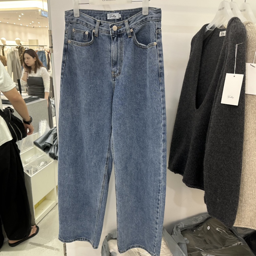 GALLERY-P韓國代購女士新品休閑時尚熱賣真品推薦牛仔褲GALLERY-P牛仔褲圖色1