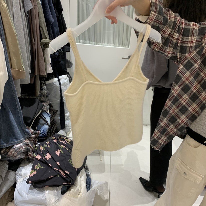 MONDAY TO SUNDAY東大門實拍女裝新品時尚吊帶背心露臍MONDAY TO SUNDAY吊帶/背心