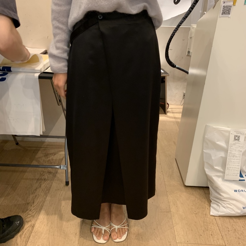 LA MAGIE FEMME東大門實拍女士新款熱賣真品半身裙中短裙Lamagie Femme半身裙/中短裙圖色3黑