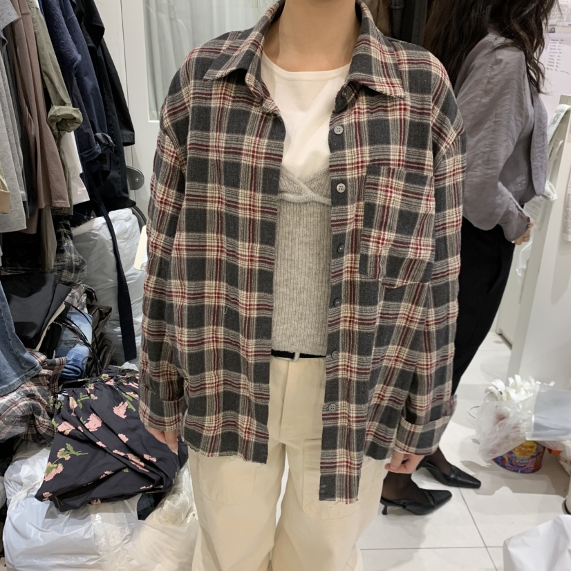 MONDAY TO SUNDAY東大門實拍女士新品真品襯衫蕾絲衫不含內搭MONDAY TO SUNDAY襯衫/蕾絲衫圖色1