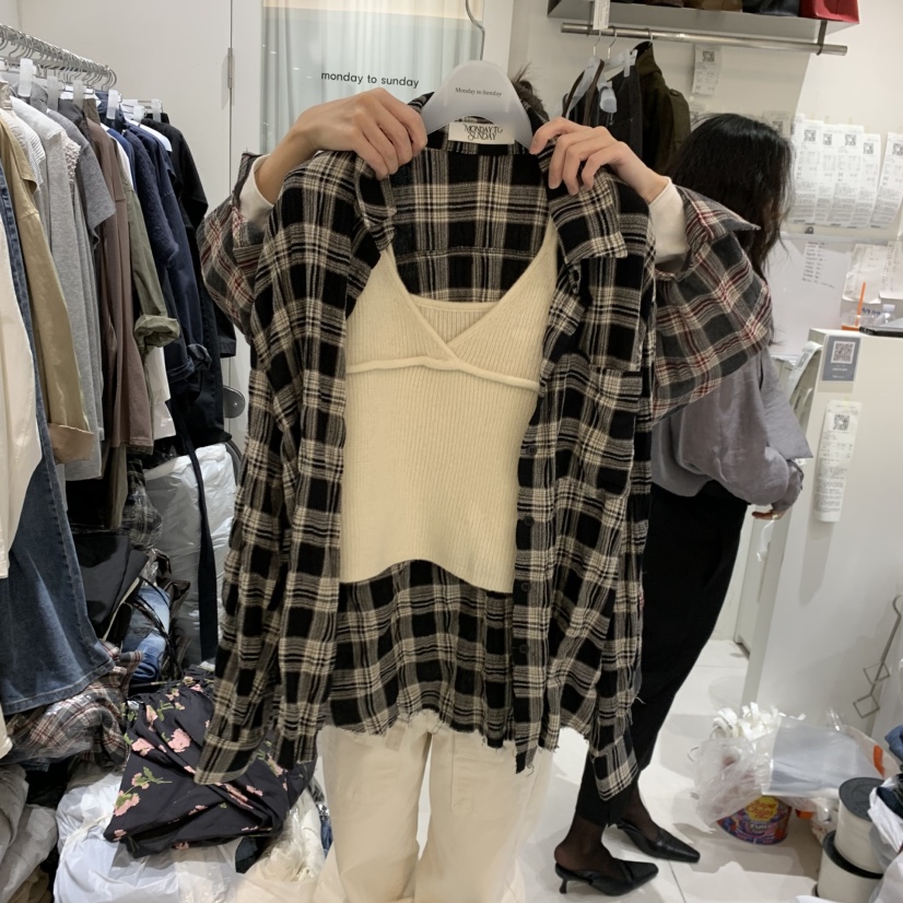 MONDAY TO SUNDAY東大門實拍女士新品真品襯衫蕾絲衫不含內搭MONDAY TO SUNDAY襯衫/蕾絲衫圖色2