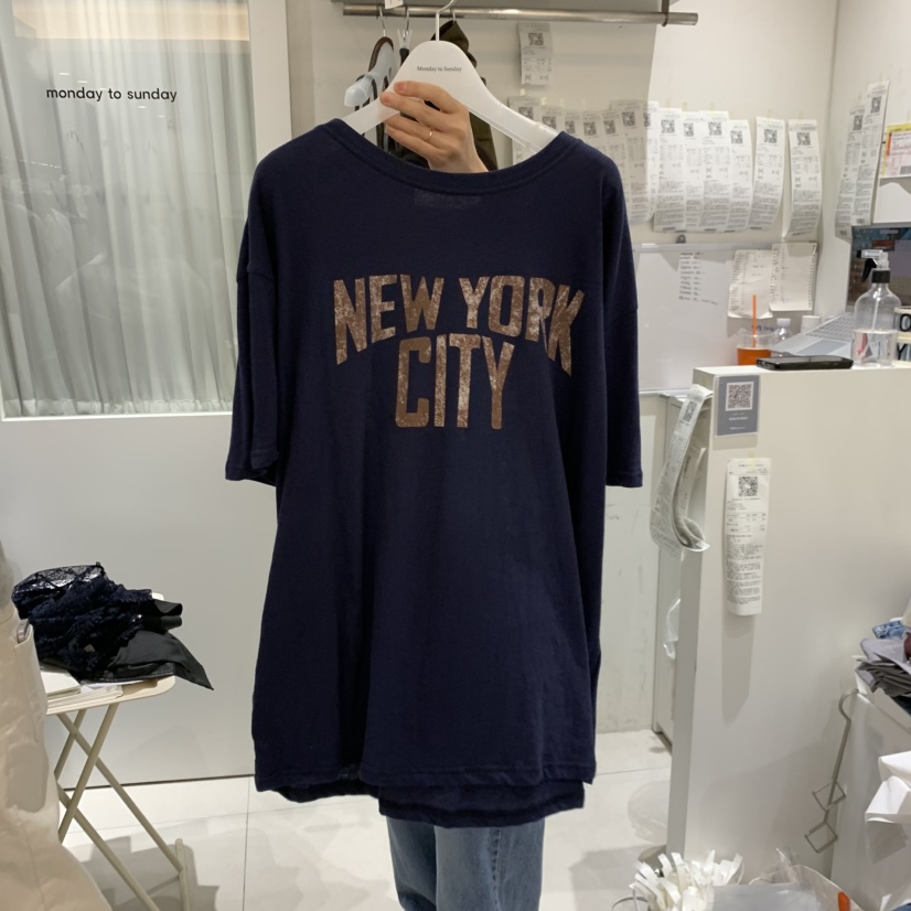 MONDAY TO SUNDAY韓國代購女士新品真品人氣推薦休閑T恤MONDAY TO SUNDAYT恤圖色2