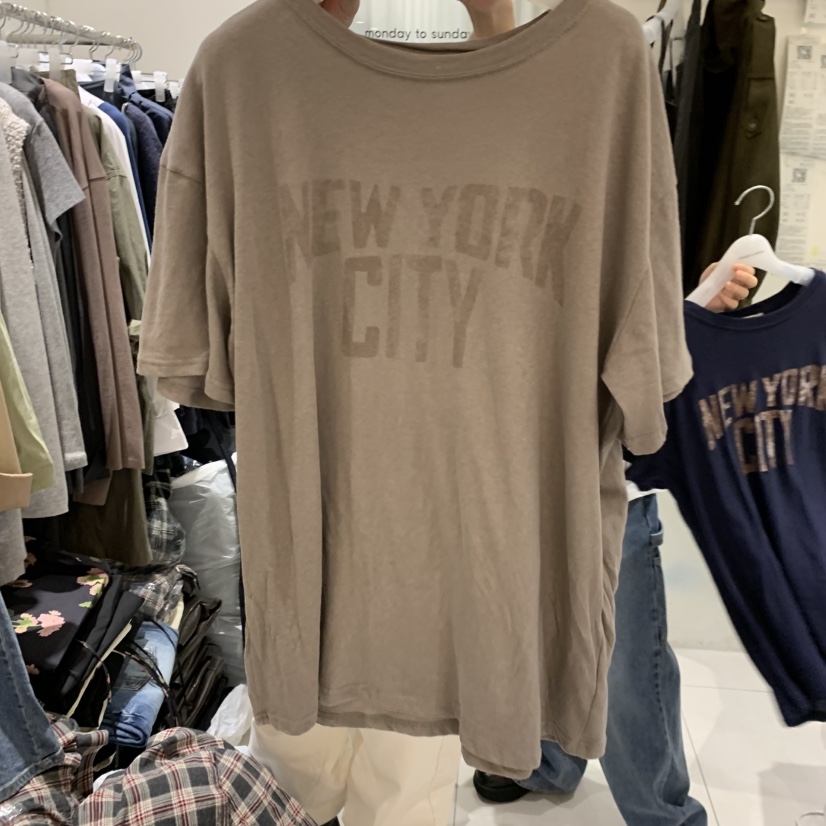 MONDAY TO SUNDAY韓國代購女士新品真品人氣推薦休閑T恤MONDAY TO SUNDAYT恤圖色3