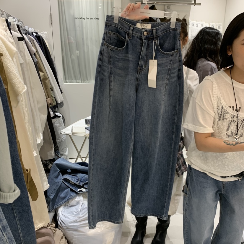 MONDAY TO SUNDAY韓國直郵女士新款人氣時尚推薦牛仔褲MONDAY TO SUNDAY牛仔褲圖色1
