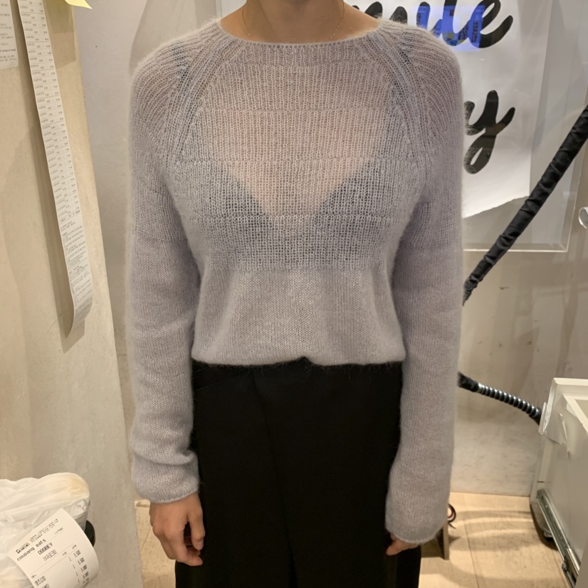 LA MAGIE FEMME韓國直郵女士新品熱賣真品人氣休閑針織衫Lamagie Femme針織衫圖色4淺藍