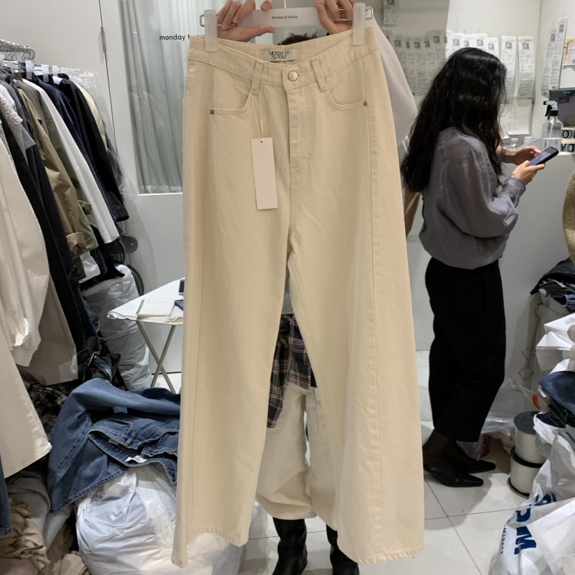 MONDAY TO SUNDAY韓國直郵女裝新款時尚真品休閑牛仔褲MONDAY TO SUNDAY牛仔褲圖色1
