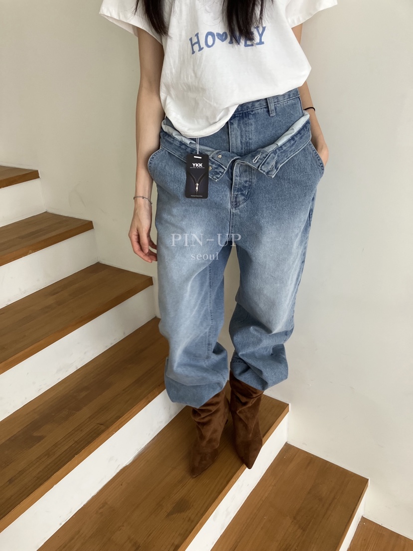 PIN-UP東大門代購女士新品推薦時尚真品熱賣人氣休閑牛仔褲PIN-UP牛仔褲