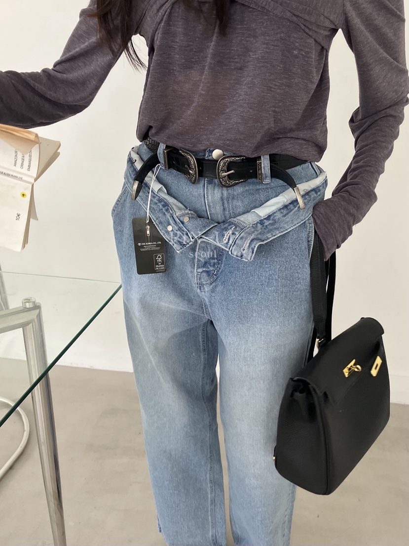 PIN-UP東大門代購女士新品推薦時尚真品熱賣人氣休閑牛仔褲PIN-UP牛仔褲