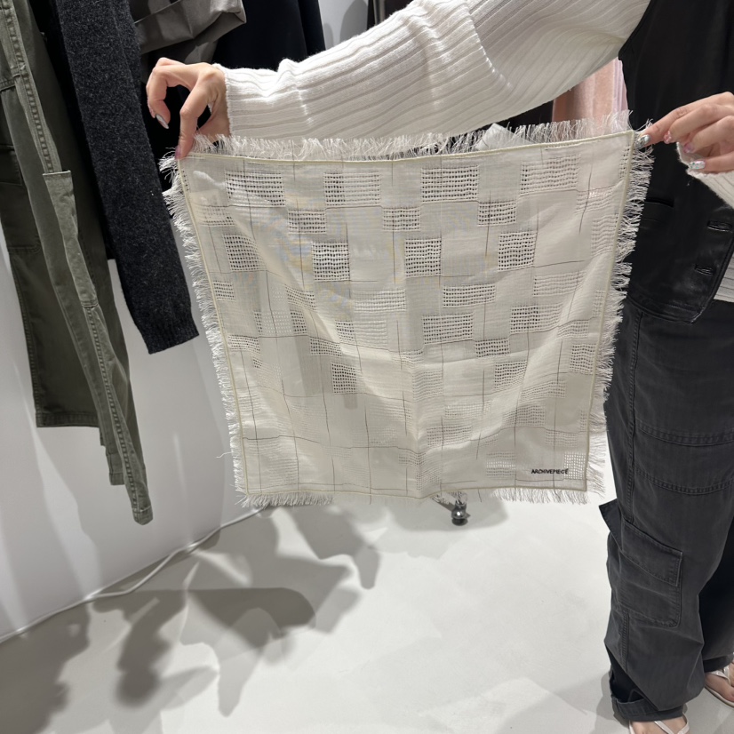 ARCHIVE PIECE韓國直郵女士新品時尚熱賣休閑圍巾披肩圍巾ARCHIVEPIECE TAG圍巾/披肩圖色1