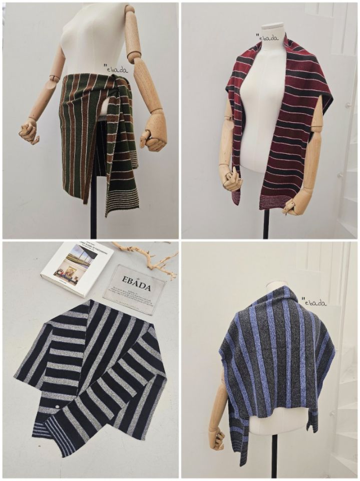 EBADA韓國代購女裝新品真品時尚休閑推薦圍巾披肩披肩開衫EBADA圍巾/披肩