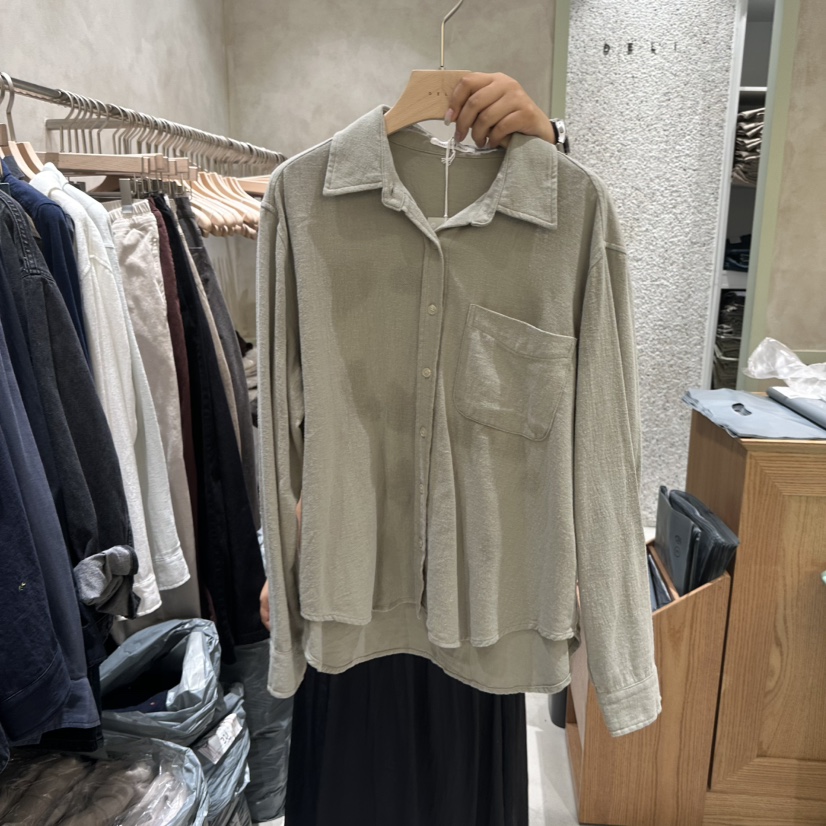 DELI JENNY韓國代購女裝新款休閑推薦時尚人氣襯衫蕾絲衫DELI JENNY襯衫/蕾絲衫圖色3