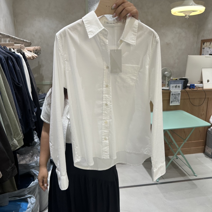 DELI JENNY東大門實拍女士新款真品休閑推薦時尚襯衫蕾絲衫DELI JENNY襯衫/蕾絲衫圖色1