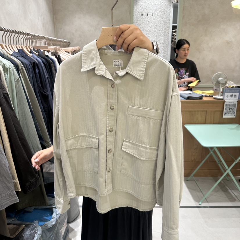 DELI JENNY韓國代購女裝新款真品推薦時尚人氣熱賣休閑夾克DELI JENNY夾克圖色1