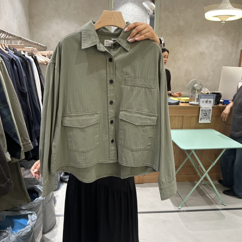 DELI JENNY韓國代購女裝新款真品推薦時尚人氣熱賣休閑夾克DELI JENNY夾克圖色2