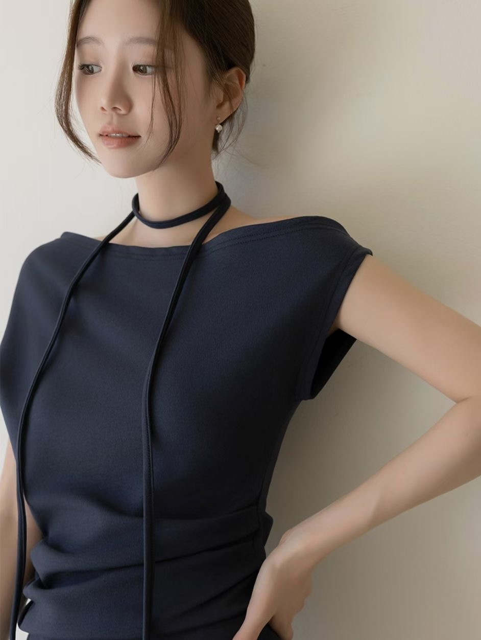 LOVE AND PEARLS東大門代購女裝新品人氣時尚熱賣T恤含繩LOVE AND PEARLST恤