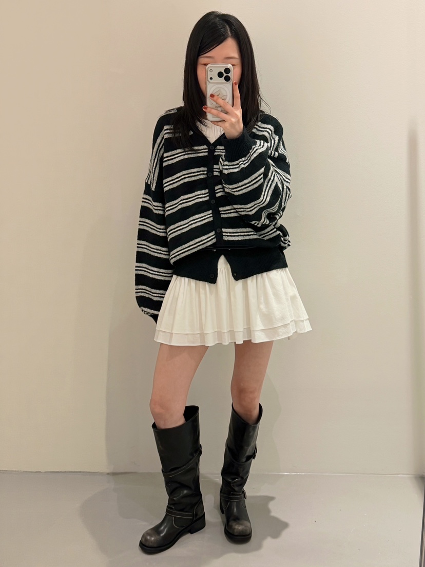 MOMENTUM東大門直郵女裝新品時尚推薦真品針織衫復古條紋MOMENTUM針織衫