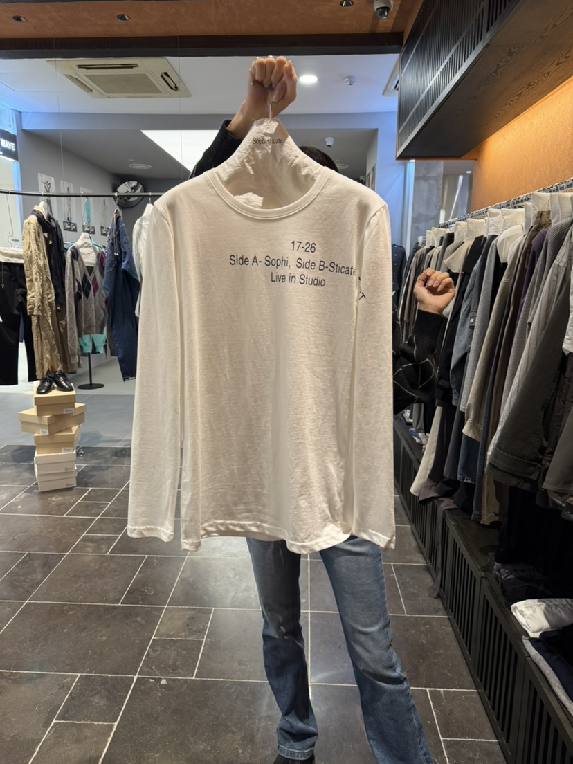 SOPHISTICATE東大門代購女士新款熱賣推薦休閑真品長袖T恤SOPHISTICATE長袖T恤圖色4Black