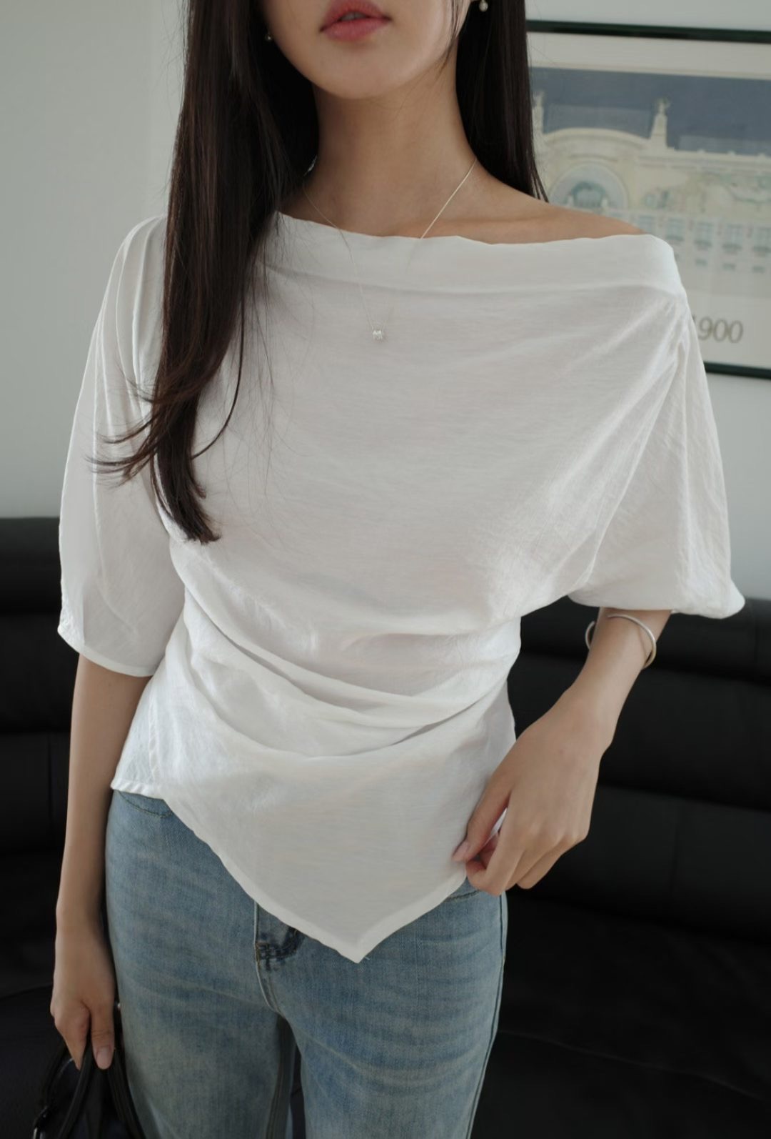 LOVE AND PEARLS東大門實拍女裝新品人氣推薦襯衫蕾絲衫LOVE AND PEARLS襯衫/蕾絲衫圖色2