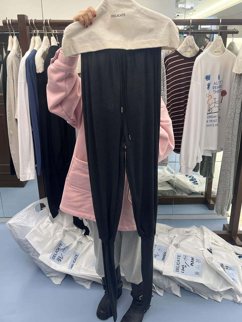 DELICATE東大門實拍女裝新款真品推薦人氣休閑休閑褲保暖DELICATE休閑褲圖色2