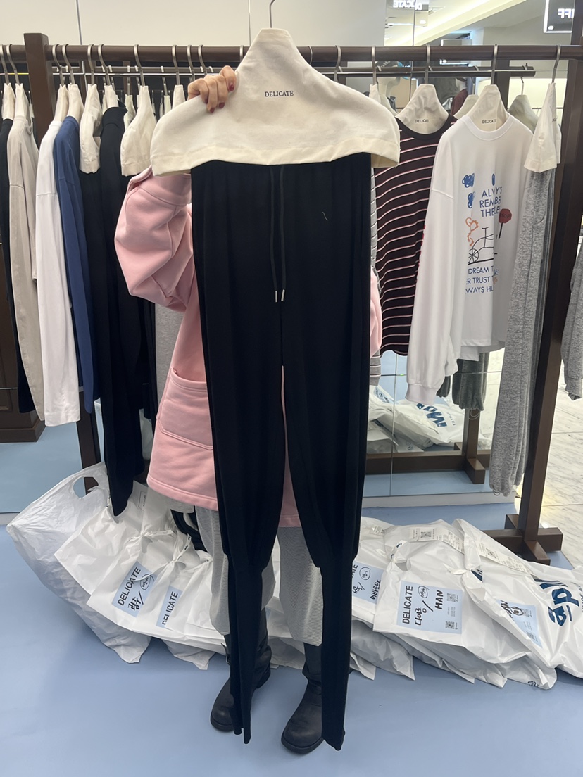 DELICATE東大門實拍女裝新款真品推薦人氣休閑休閑褲保暖DELICATE休閑褲圖色3