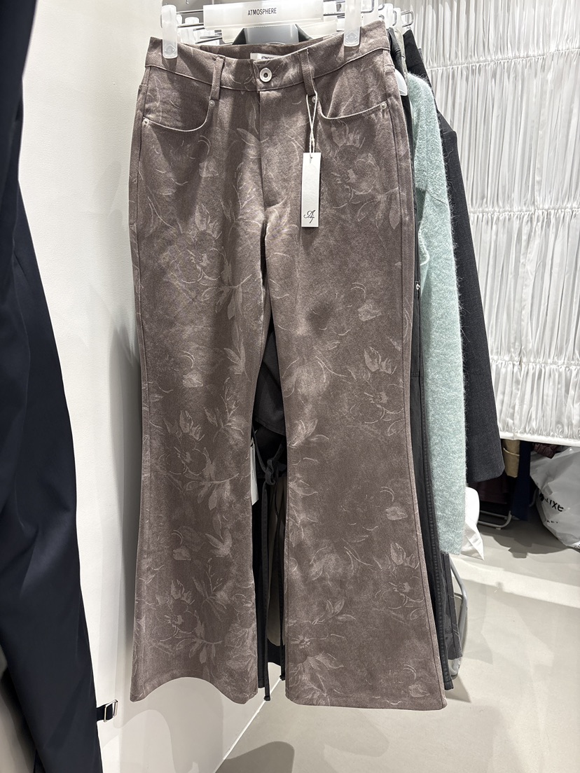ATMOSPHERE韓國直郵女裝新款休閑人氣時尚真品休閑褲喇叭褲ATMOSPHERE休閑褲圖色1