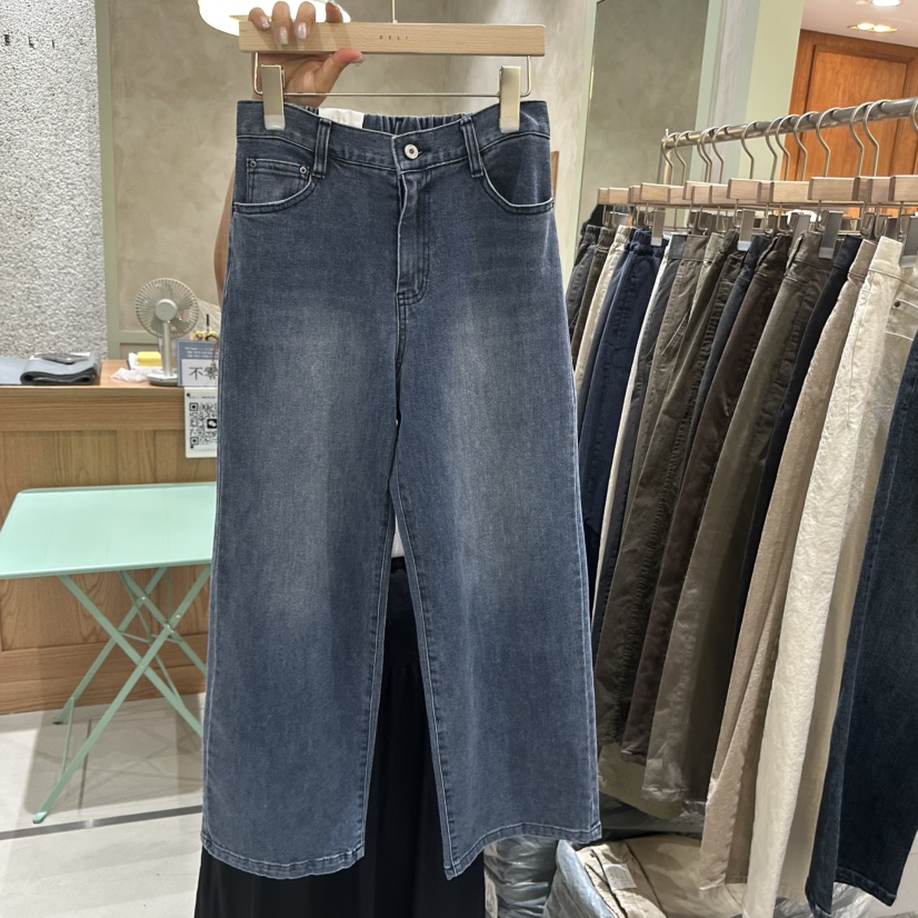 DELI JENNY東大門實拍女裝新品熱賣人氣休閑推薦時尚牛仔褲DELI JENNY牛仔褲圖色1