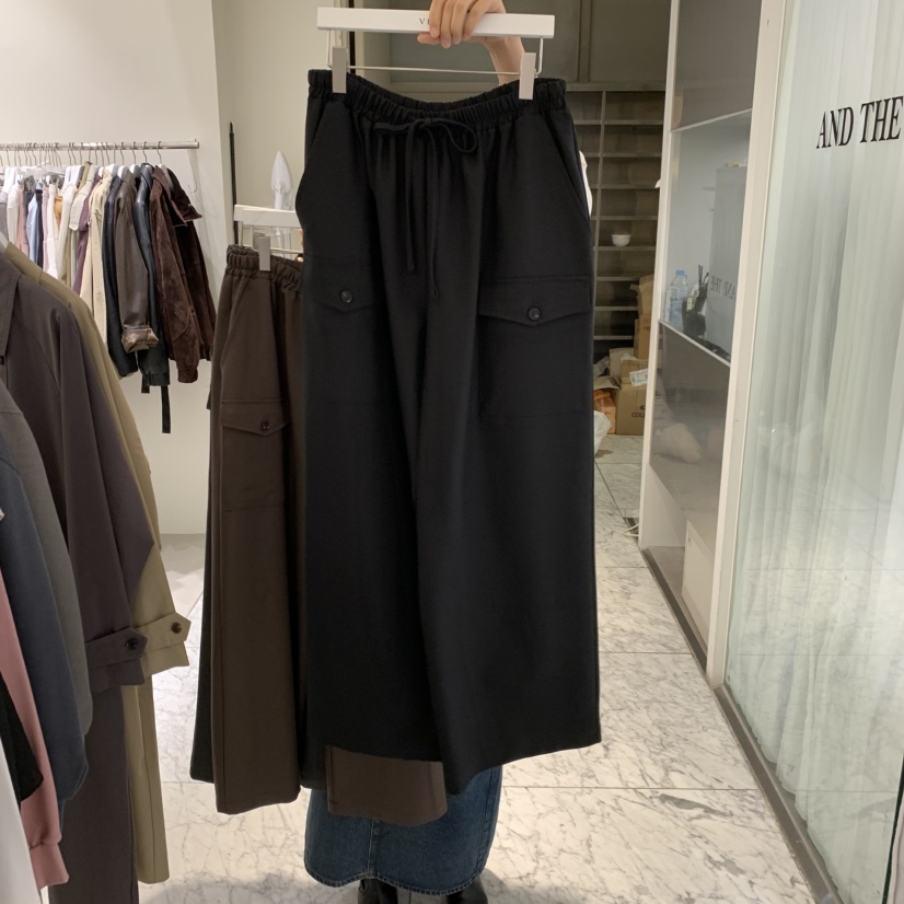 VENIR-A東大門實拍女士新款熱賣推薦時尚真品休閑褲口袋VENIR-A休閑褲圖色3