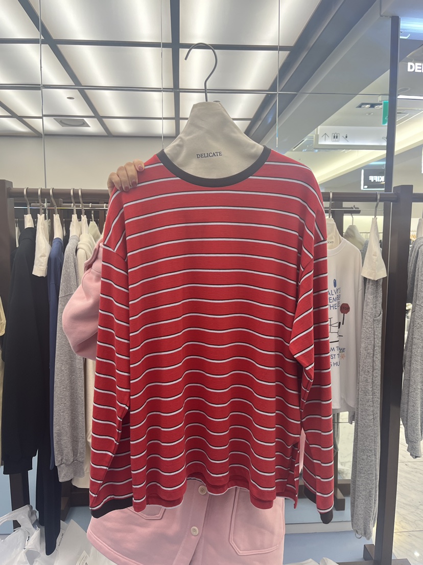 DELICATE東大門代購女士新品人氣休閑真品時尚熱賣長袖T恤DELICATE長袖T恤圖色1