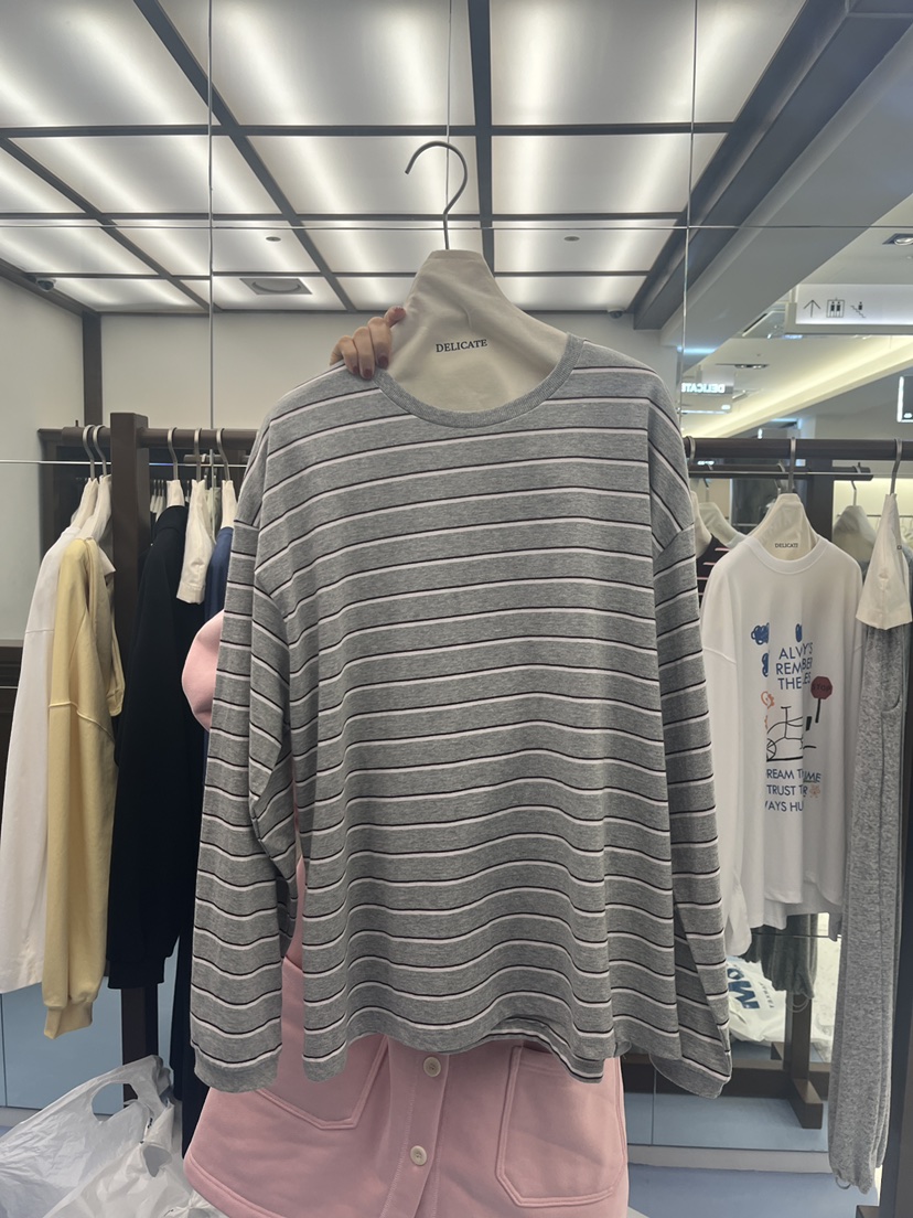 DELICATE東大門代購女士新品人氣休閑真品時尚熱賣長袖T恤DELICATE長袖T恤圖色3