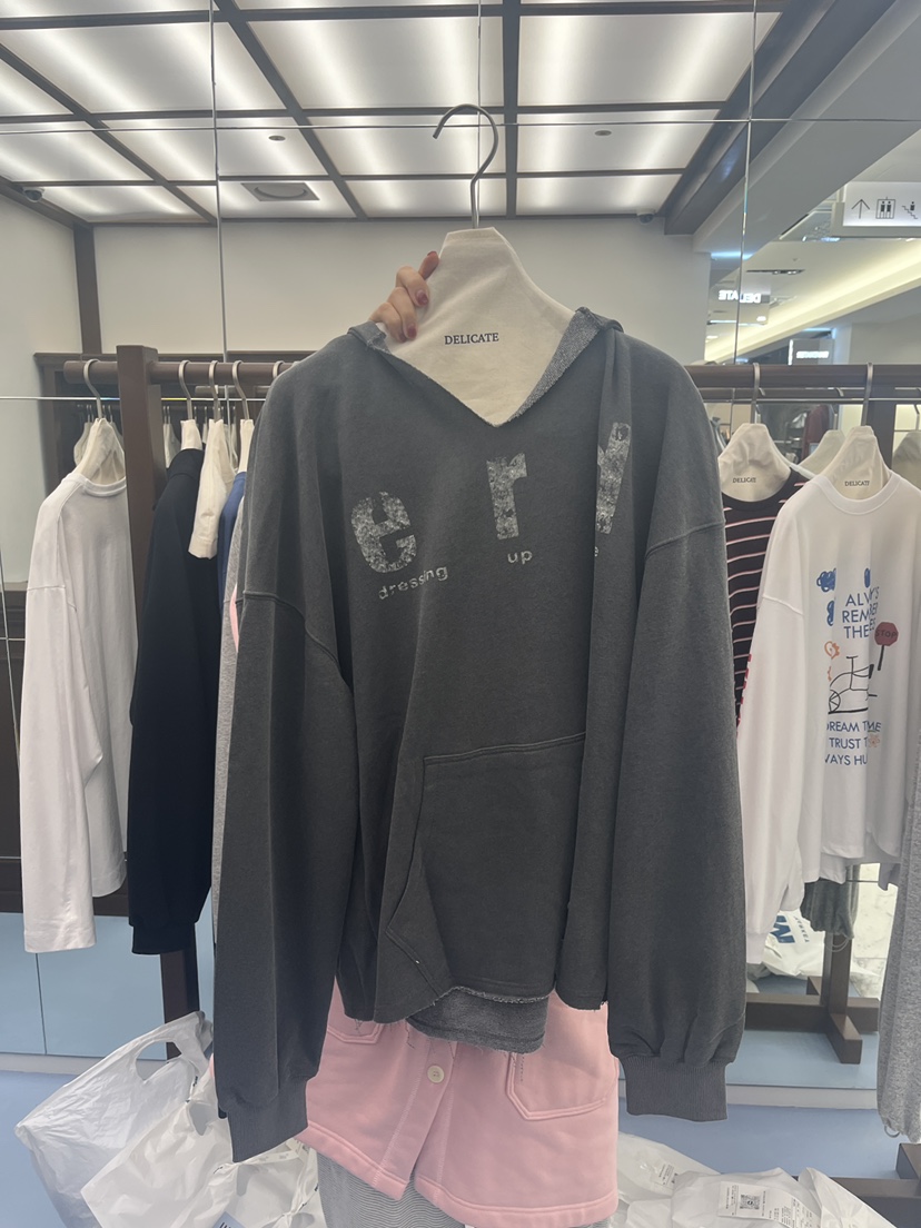 DELICATE韓國代購女裝新款真品推薦人氣熱賣休閑時尚衛衣DELICATE衛衣圖色3