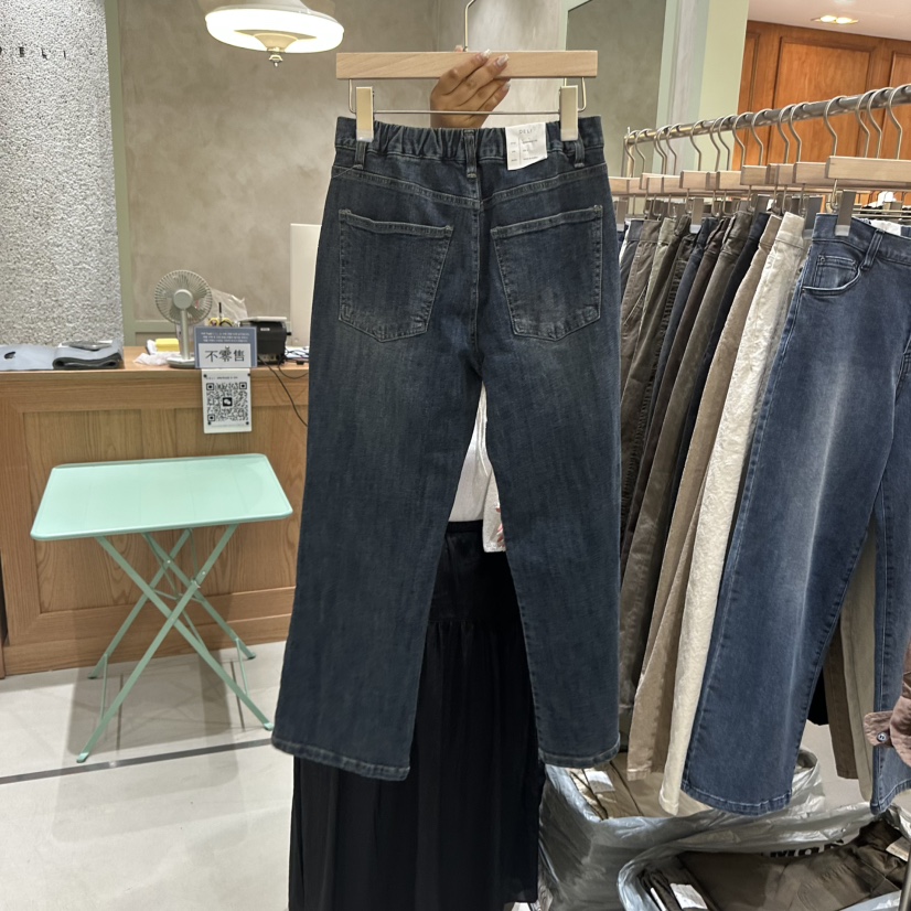 DELI JENNY韓國代購女裝新款時尚真品推薦熱賣人氣牛仔褲DELI JENNY牛仔褲
