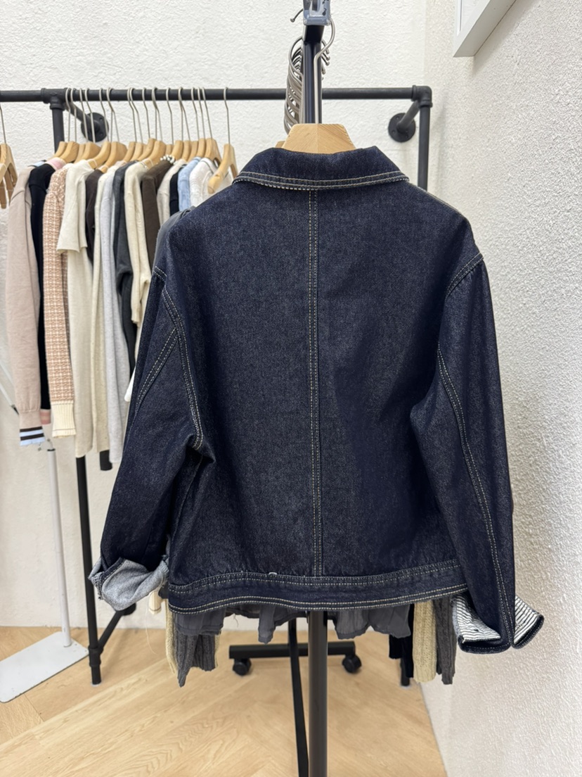 ABLESTUDIO東大門代購女裝新品推薦人氣熱賣時尚夾克撞色ABLESTUDIO夾克