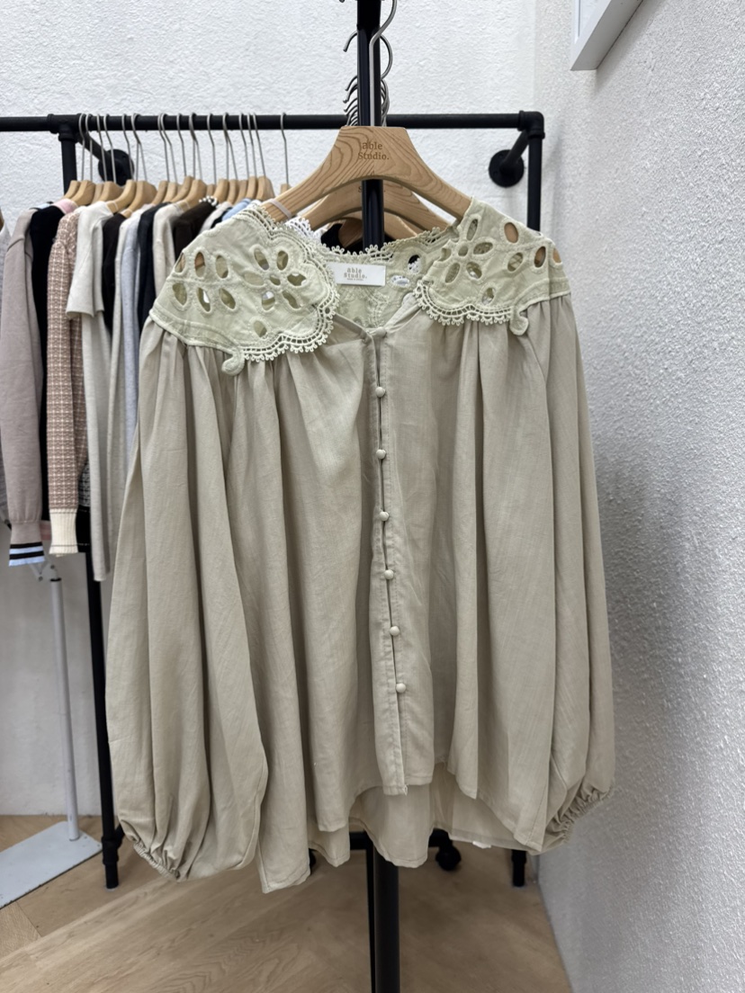 ABLESTUDIO東大門直郵女裝新品時尚休閑推薦熱賣襯衫蕾絲衫ABLESTUDIO襯衫/蕾絲衫圖色2
