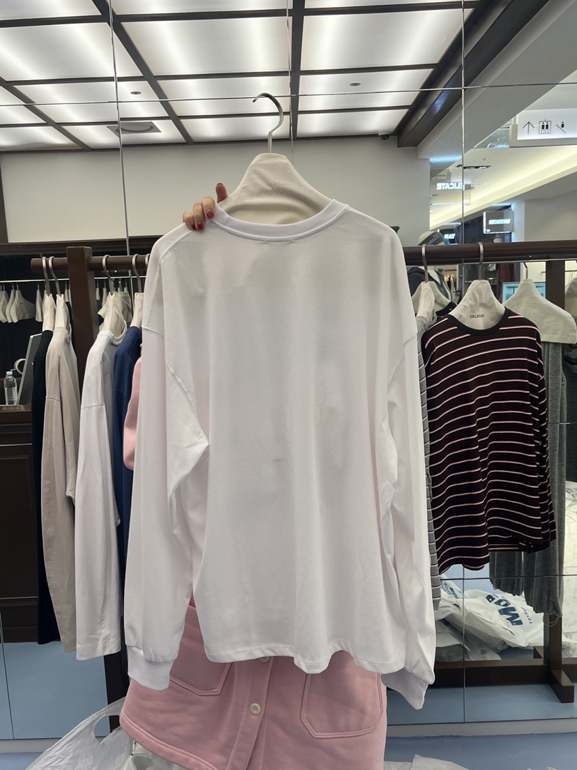 DELICATE韓國直郵女裝新品真品休閑推薦時尚熱賣人氣長袖T恤DELICATE長袖T恤
