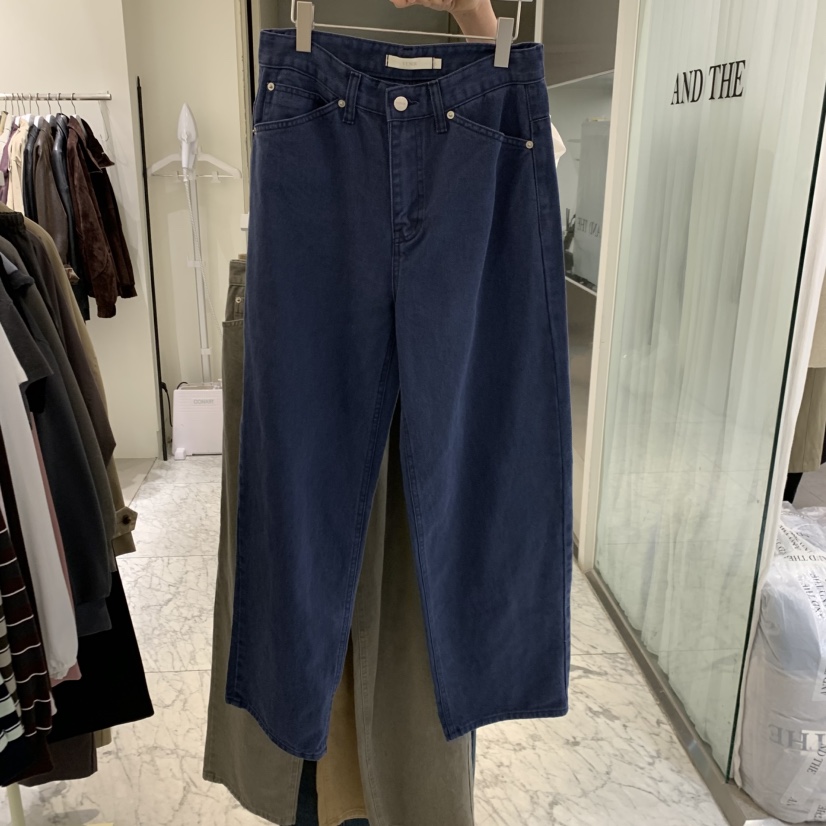 VENIR-A東大門實拍女裝新品推薦真品休閑牛仔褲水洗牛仔布VENIR-A牛仔褲圖色1