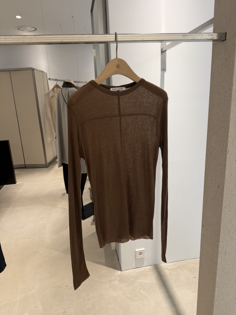 SELECT MARKET東大門直郵女裝新品時尚推薦真品休閑長袖T恤SELECT MARKET長袖T恤圖色2