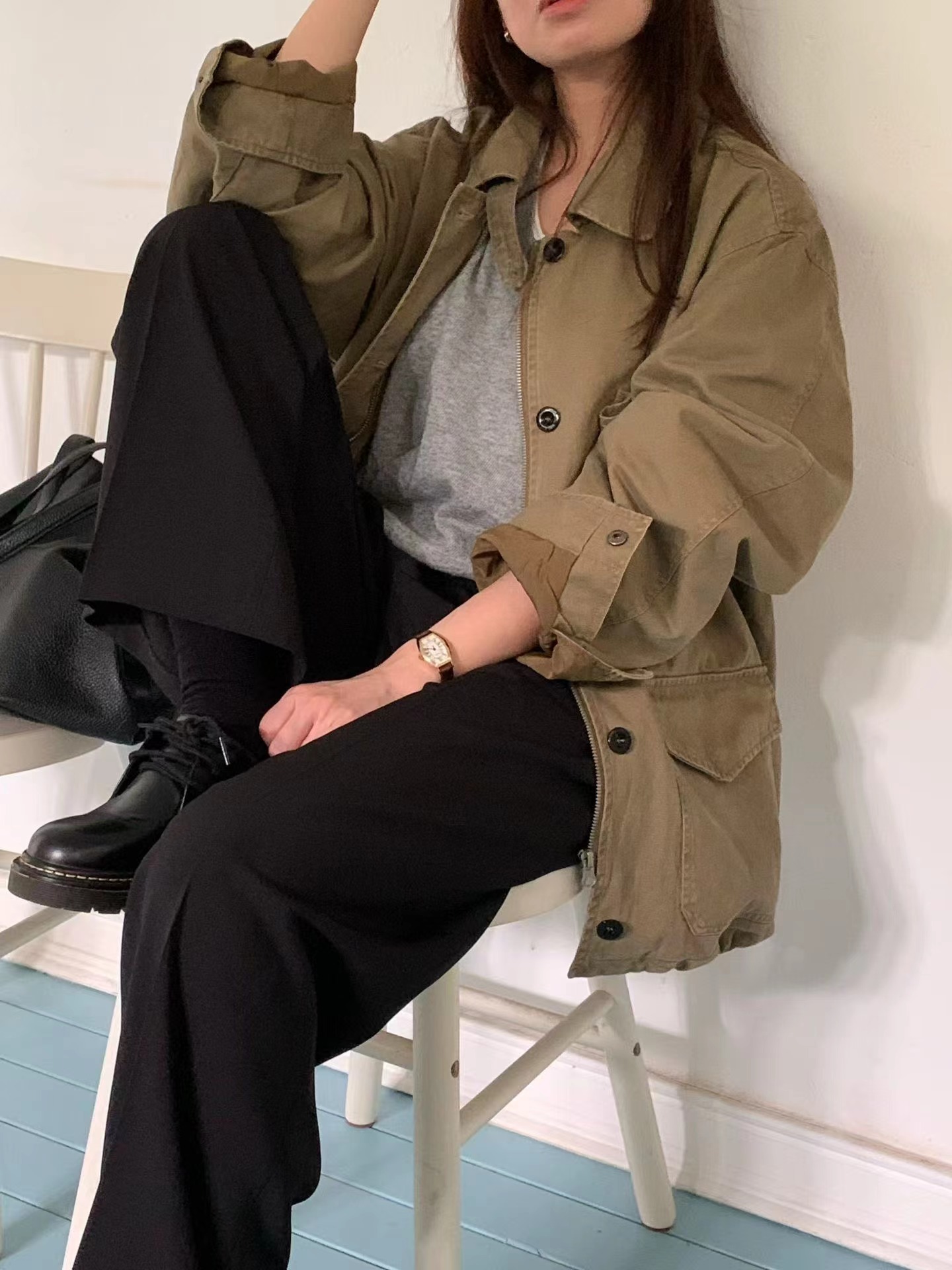 VINE東大門直郵女裝新款推薦休閑熱賣時尚人氣真品夾克VINE-2件起夾克