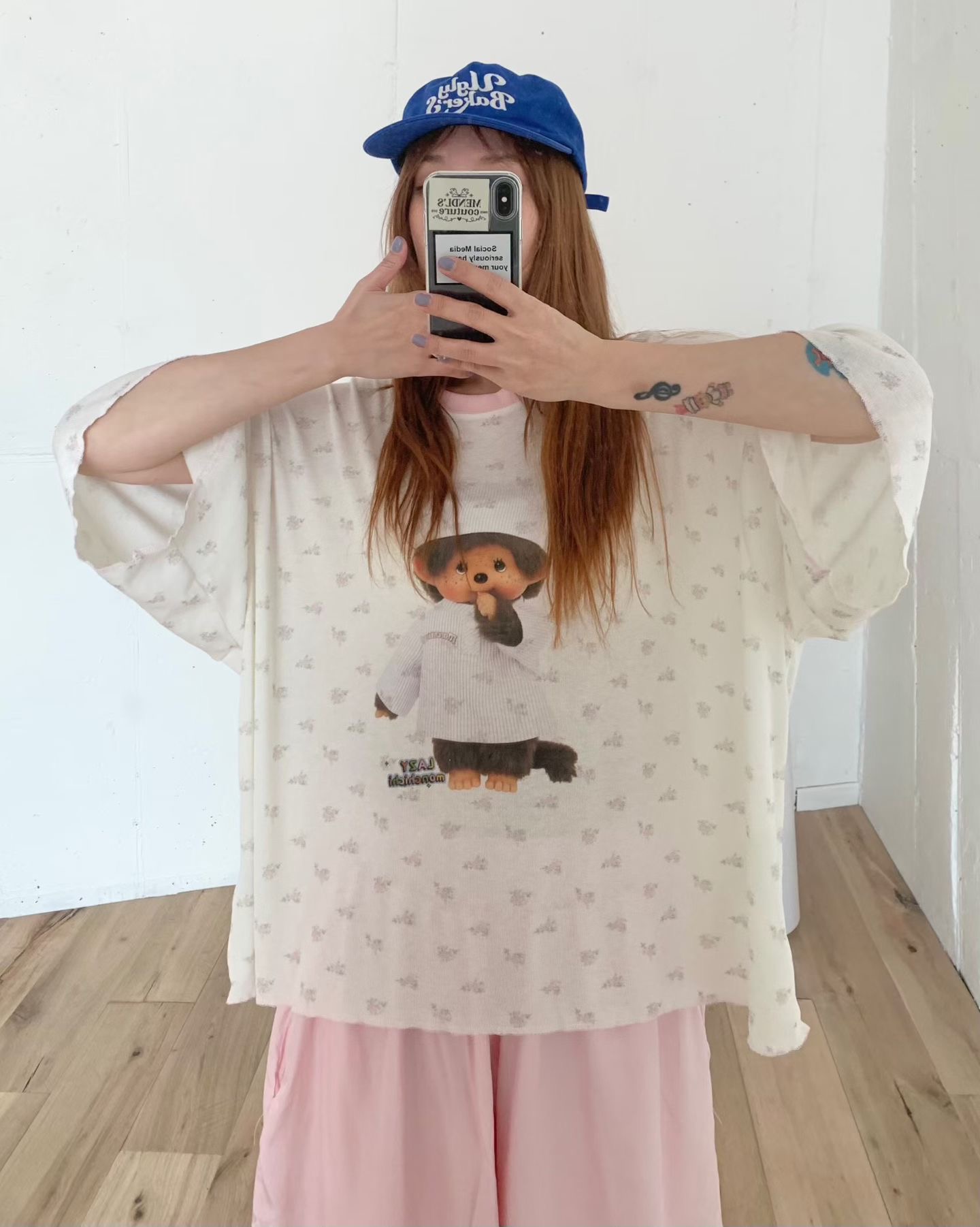 MENDL S韓國直郵女裝新品熱賣真品休閑人氣時尚推薦T恤MENDL ST恤圖色2