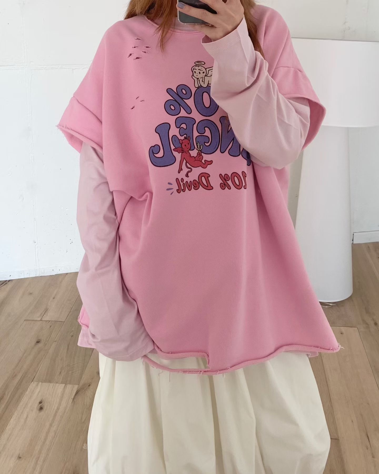 MENDL S韓國代購女士新款推薦熱賣真品人氣休閑T恤不含內搭MENDL ST恤圖色1