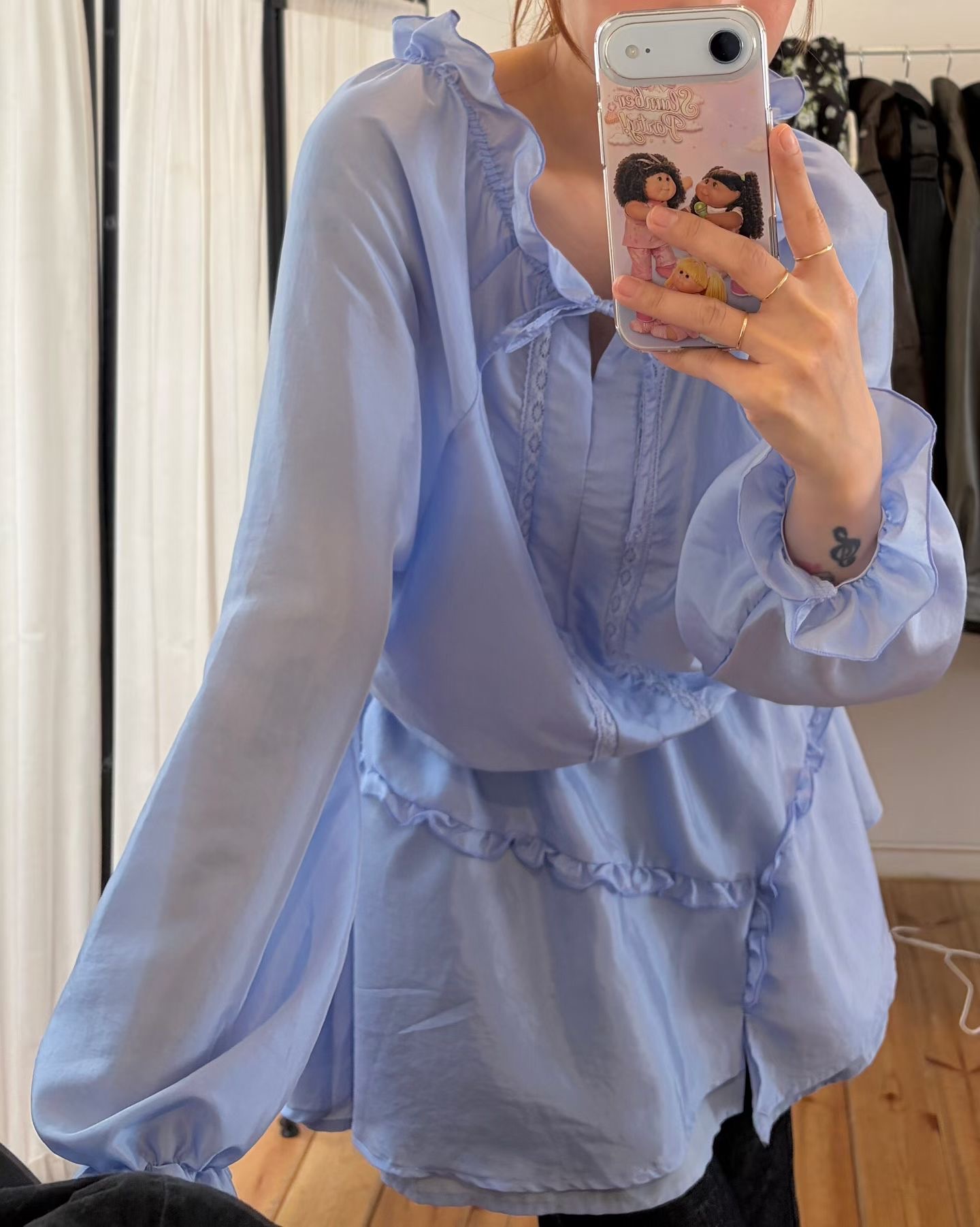 MENDL S東大門直郵女士新款推薦人氣時尚休閑襯衫蕾絲衫MENDL S襯衫/蕾絲衫