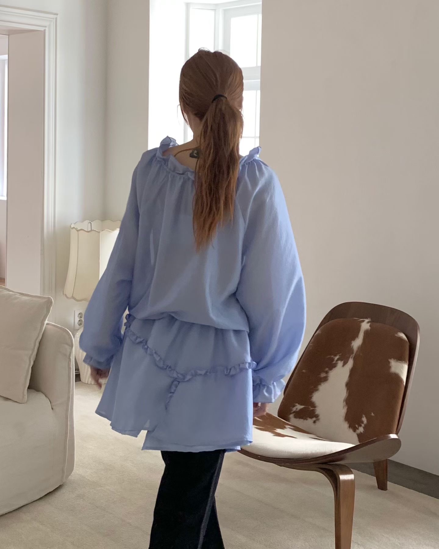 MENDL S東大門直郵女士新款推薦人氣時尚休閑襯衫蕾絲衫MENDL S襯衫/蕾絲衫