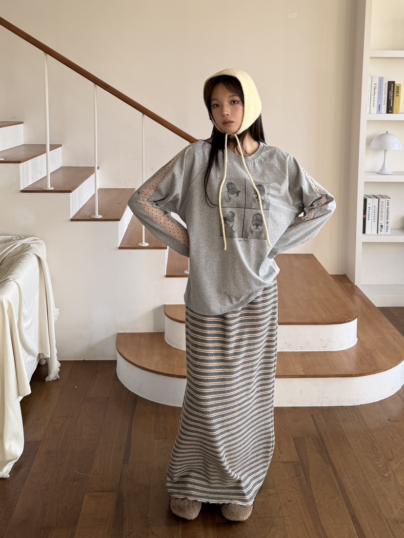 YES東大門直郵女士新品真品人氣時尚休閑推薦熱賣長裙YES長裙