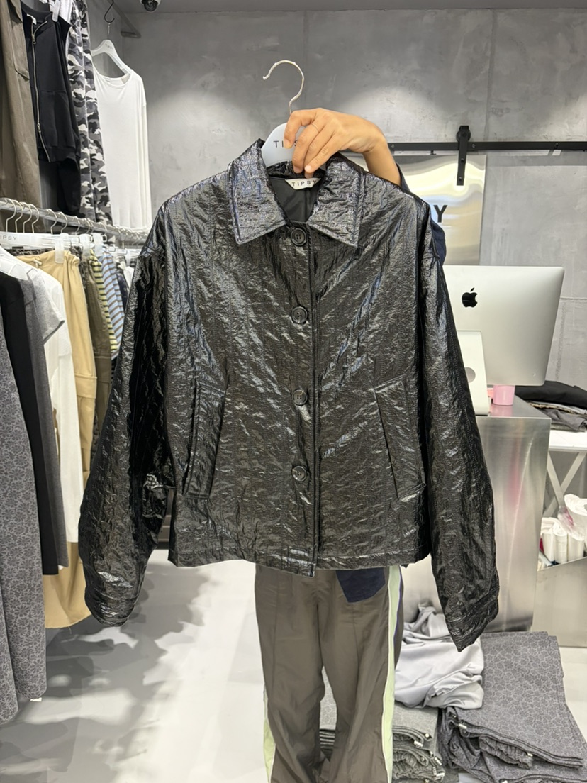 TIPSY東大門代購女裝新品時尚熱賣人氣休閑推薦真品夾克絎縫TIPSY夾克圖色2