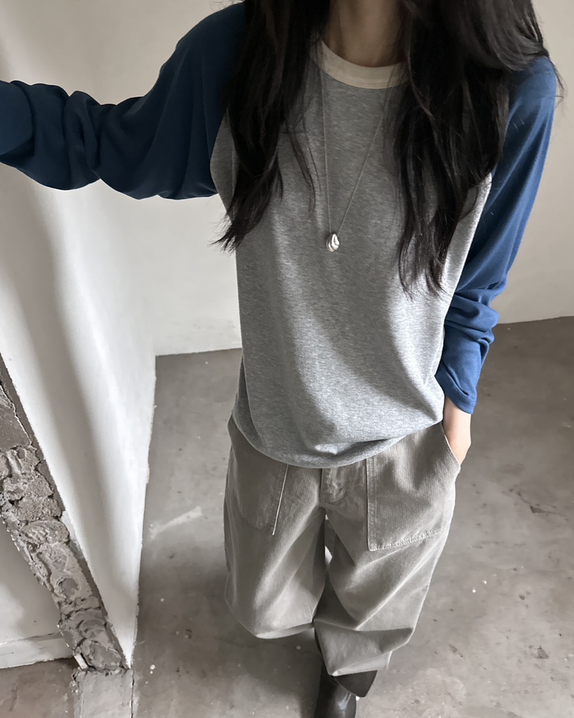 HOWDY/FACT THE NERD東大門實拍女士新品人氣休閑長袖T恤HOWDY/FACT THE NERD長袖T恤