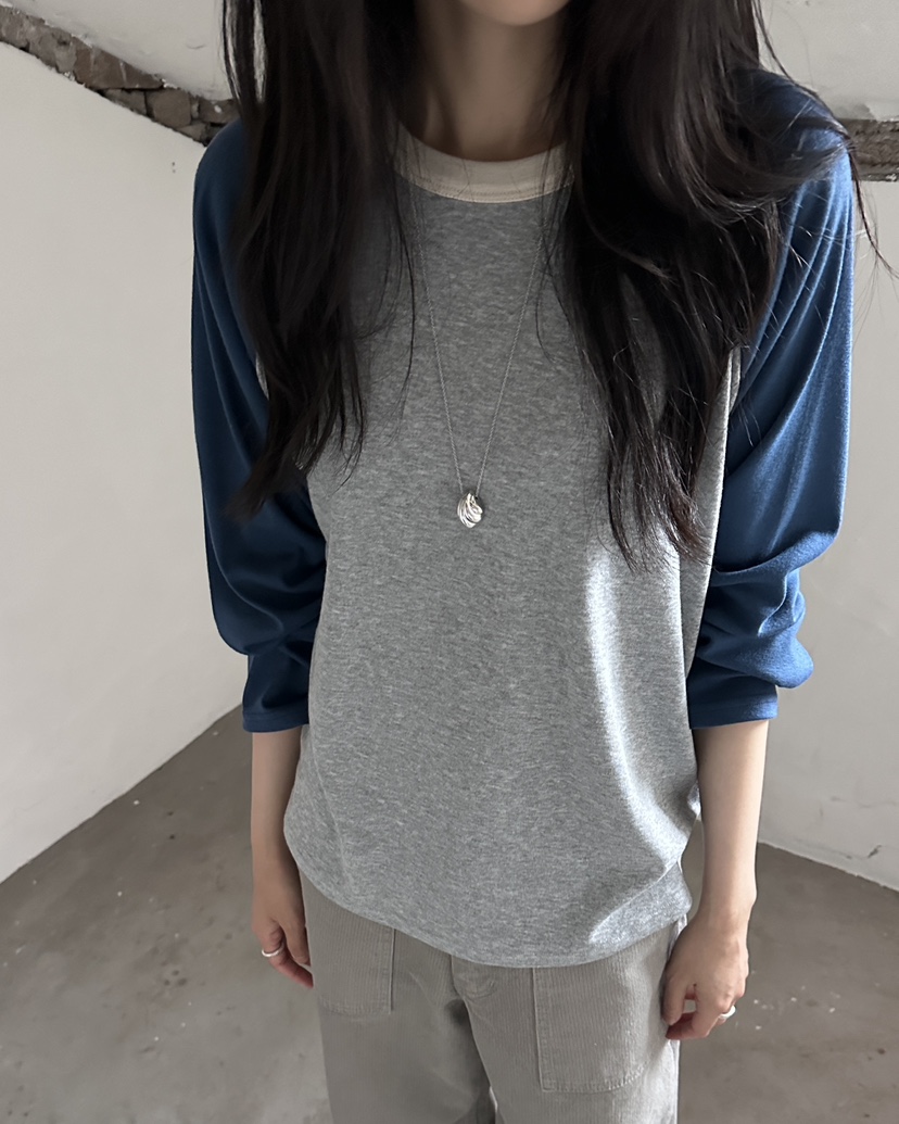 HOWDY/FACT THE NERD東大門實拍女士新品人氣休閑長袖T恤HOWDY/FACT THE NERD長袖T恤