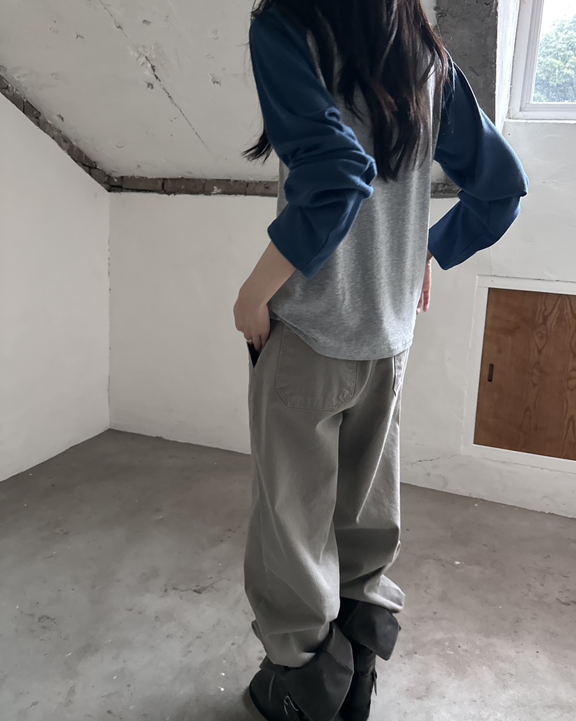 HOWDY/FACT THE NERD東大門實拍女士新品人氣休閑長袖T恤HOWDY/FACT THE NERD長袖T恤